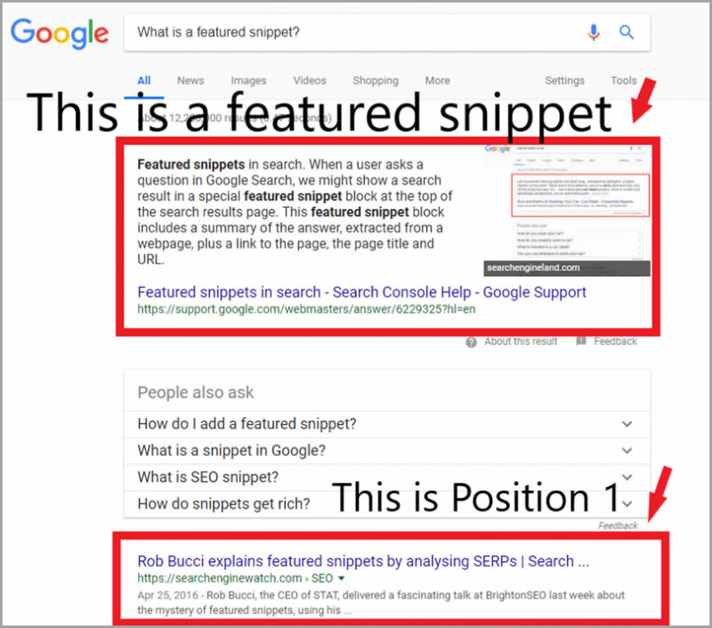 Featured Snippets