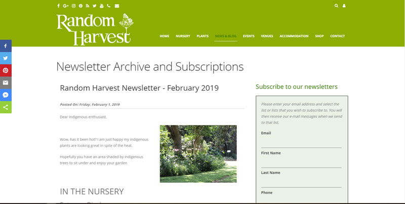 Newsletter-Archive